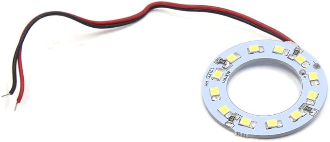 uxcell 4pcs 12V White 40mm 12 Surface Mount Device LED Ring Light - Image 2