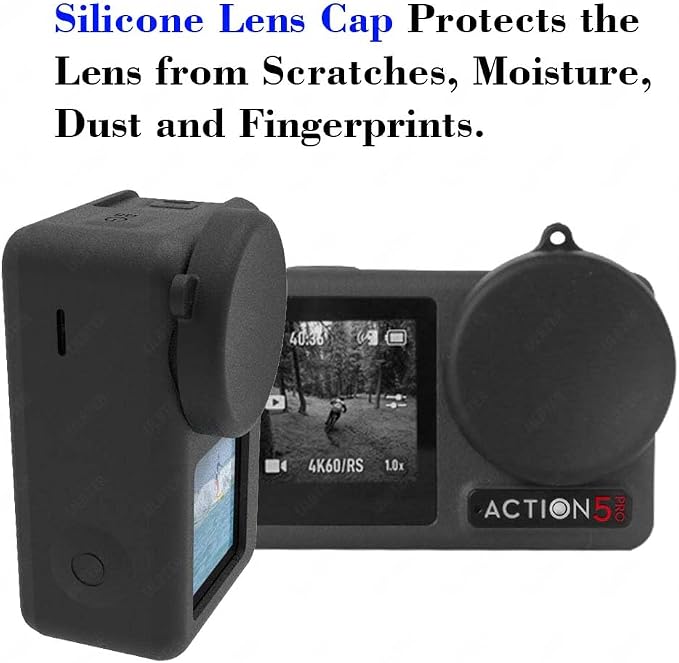 ULBTER Screen Protector for DJI OSMO Action 5 Pro Camera + Lens cap Cover - Image 4