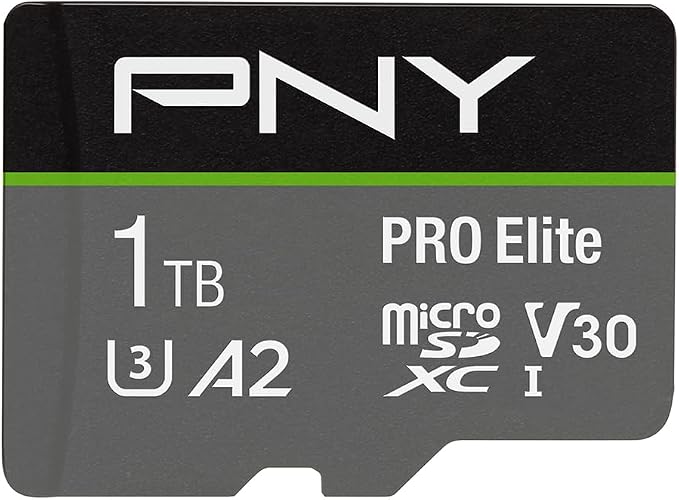 PNY 1TB PRO Elite Class 10 U3 V30 microSDXC Flash Memory Card - Image 2