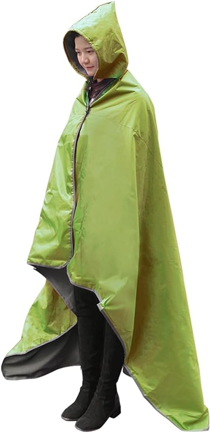 DUKUSEEK Waterproof Blanket Outdoor, Hooded Blanket Poncho by DUKUSEEK