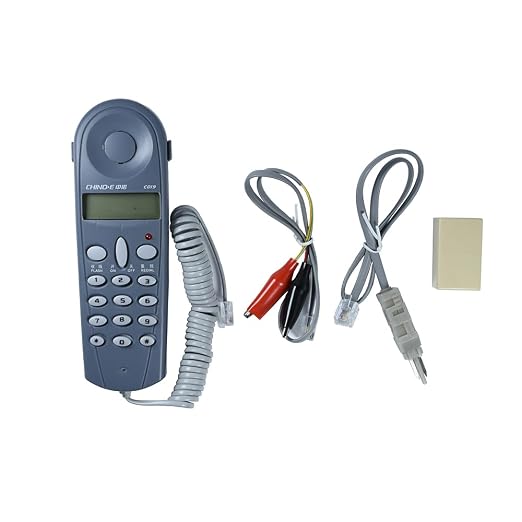 Telephone Phone Line Network Cable Tester Butt Test Tester Lineman Tool Cable - Image 4