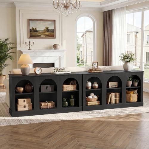 Tribesigns Farmhouse Console Table Set of 2, Extra Long Entryway Table - Image 3