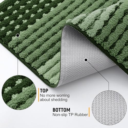 Kitinjoy Indoor Outdoor Door Mat, 47x17 Non-Slip Dirt Trapper Doormats - Image 3