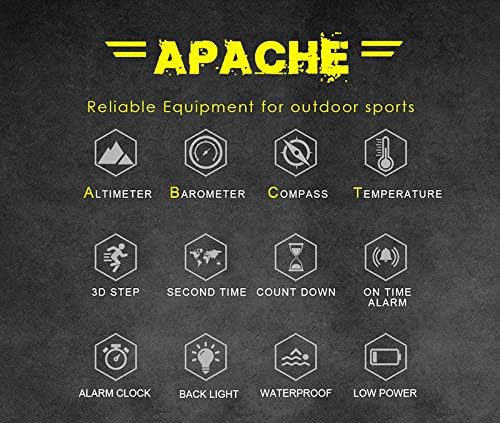 NORTH EDGE Military Watch for Men Large Face Tactical Survival Digital Wrist - Image 7