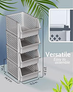 Stackable Storage Bins Open Front - Image 2