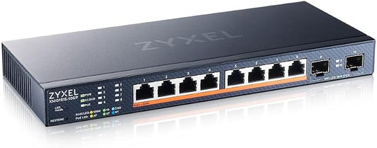 Zyxel 8 Port PoE 2.5Gb Switch | Smart Managed Network Ethernet Switch | 8X 2.5G by ZYXELNETWORKS