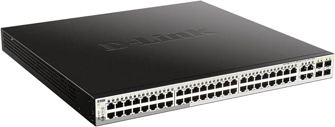 D-Link 52-Port Gigabit Smart Managed PoE+ Switch | 48 PoE+ Ports + 4 Combo SFP - Image 12