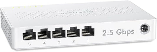 BrosTrend 5 Port 2.5GB Switch, Unmanaged Ethernet Switch by BrosTrend