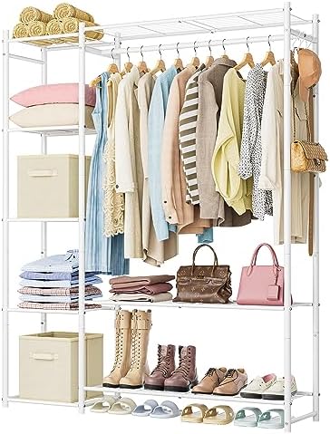 HOMIDEC Wardrobe Closet, Portable Clothes Rack by DecorateYourHome