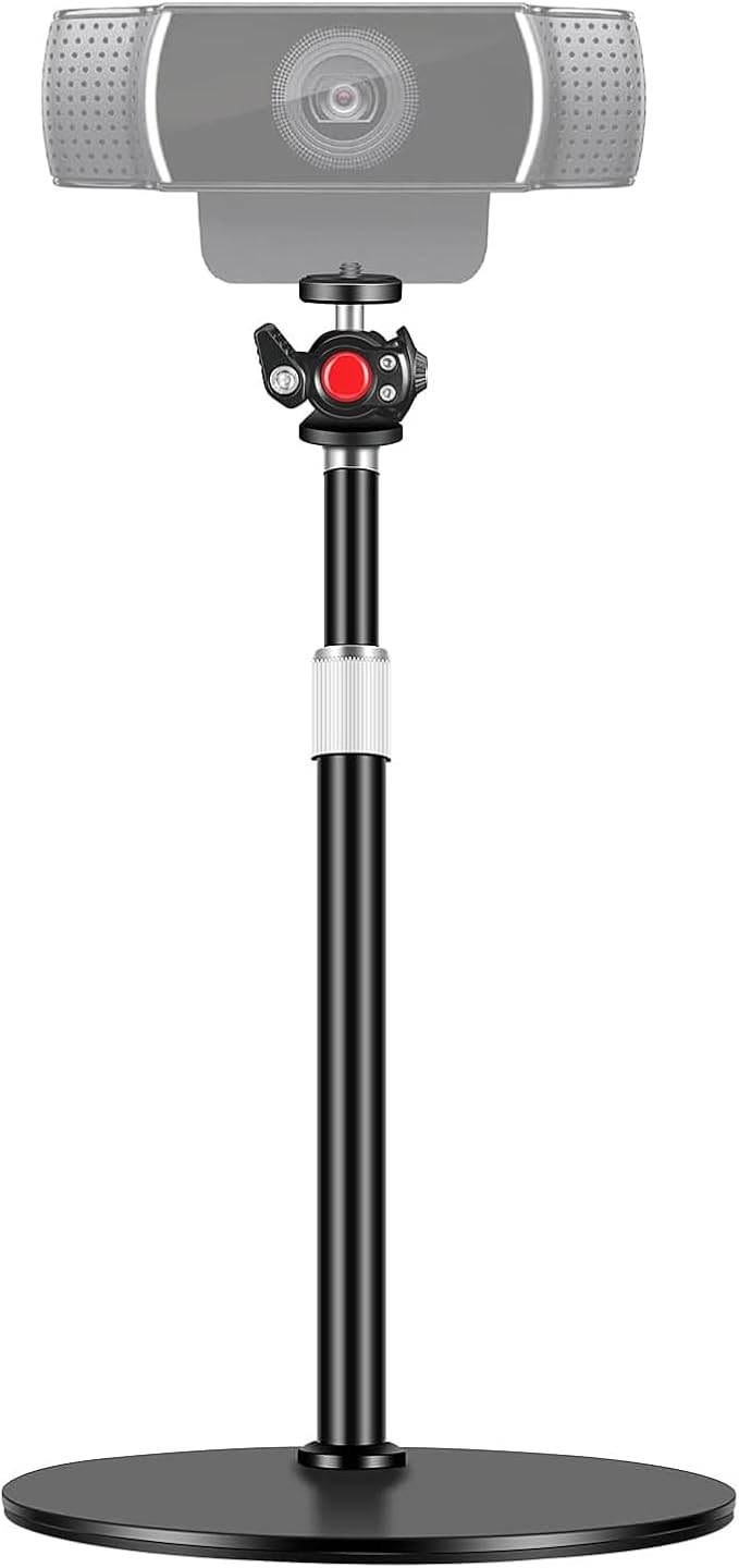 Webcam Tripod Stand for Desk: Webcam Stand for Logitech Brio | C920 | C922 | by Nycetek
