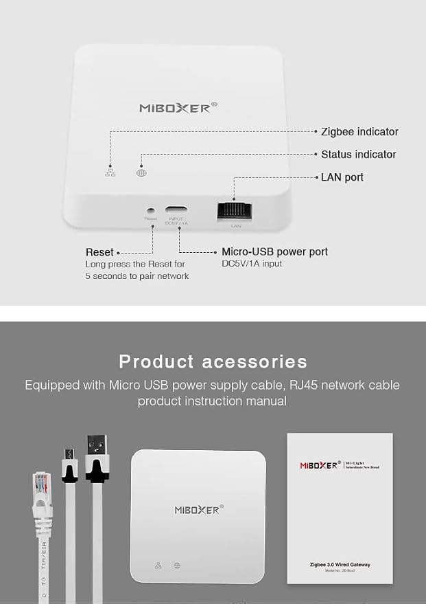 LGIDTECH ZB-Box2 Zigbee 3.0 Wired Gateway, Compatible - Image 7