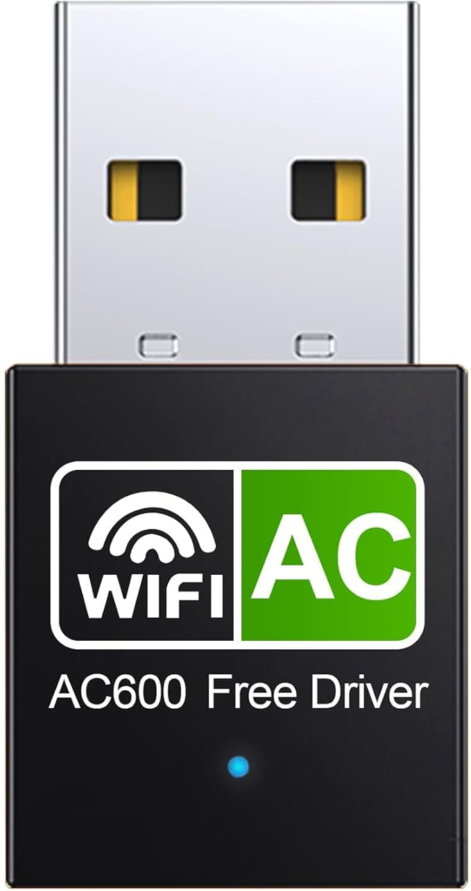 USB WiFi Adapter: 600Mbps Dual Band 2.4G 5.8G Support AP Mode IEEE 802.11g by Flimjibg