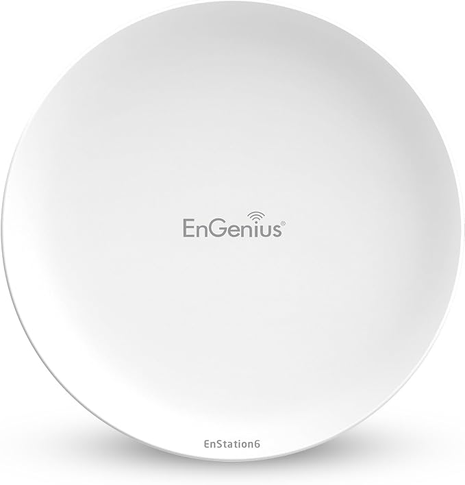 EnGenius EnStation6 Outdoor Wi-Fi 6 Wireless Bridge, 1200 Mbps, 2x2 MIMO by EnGenius