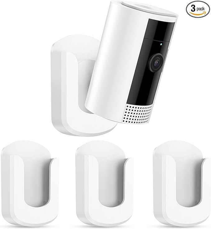 No Drill Ring Indoor Cam Adhesive Wall Mount Bracket by KTCEFE