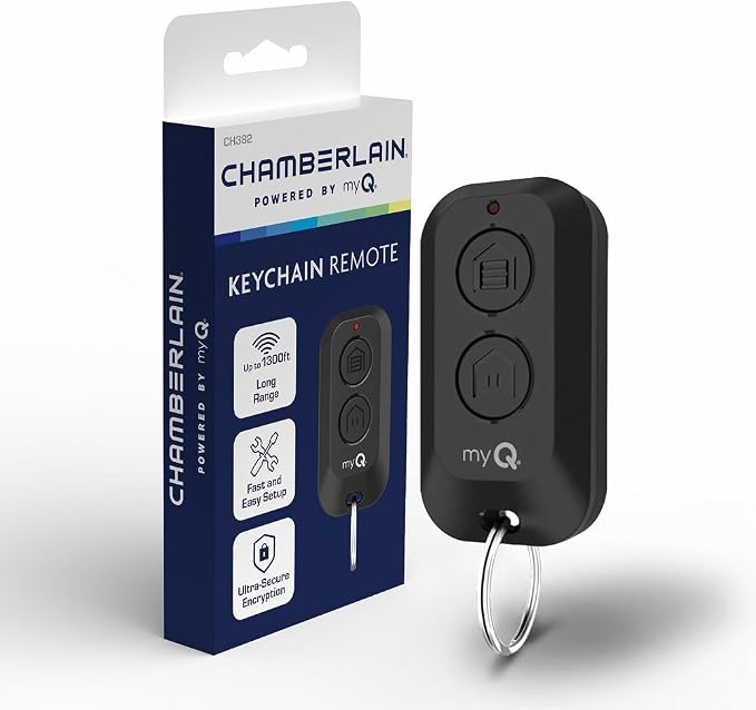 Chamberlain Genuine myQ 2‑Button Keychain Garage Door Remote – Compact by Chamberlain%7CmyQ