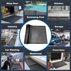 35"X24" Outdoor Rubber Floor Mats Non-Slip Restaurant Mat Commercial Kitchen - Image 6
