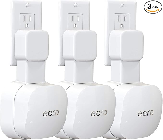 Tizomi Outlet Wall Mount Only for eero 6 & 6+ mesh Wi-Fi System, No Messy Wires by Unknown