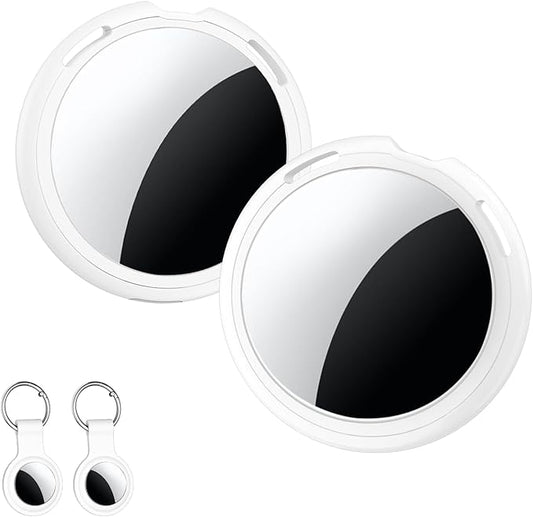 2 Pack Tracker Tags Pair with Apple Find My Bluetooth Air Smart Tags Key Finder by CYBERDOT