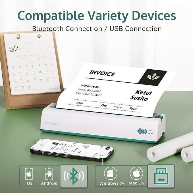 OFFNOVA Portable Printer Wireless - Image 2
