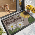 LUMI Outside Welcome Door Mat 32x47, Non-Slip Durable Rubber Easy Clean by LUMI