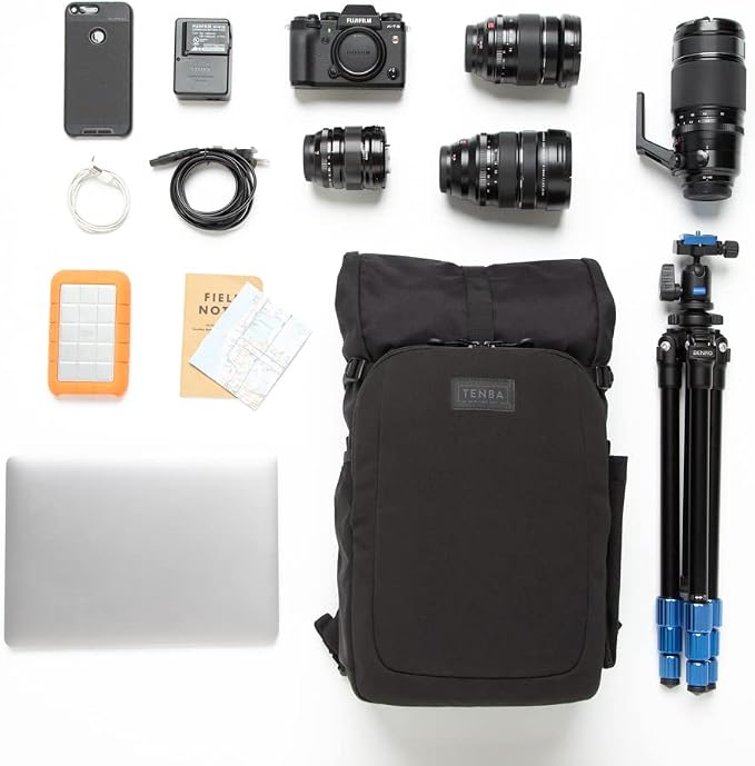Tenba Fulton v2 14L Backpack for Mirrorless and DSLR cameras and lenses – Black - Image 2