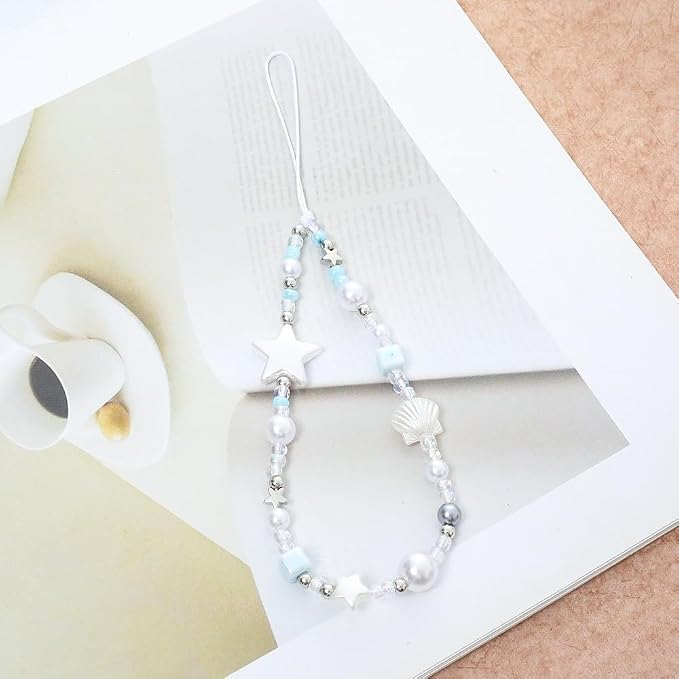 Cute Beaded Camera Wrist Strap for Phone, Digital Camera Charm Lanyard - Image 4
