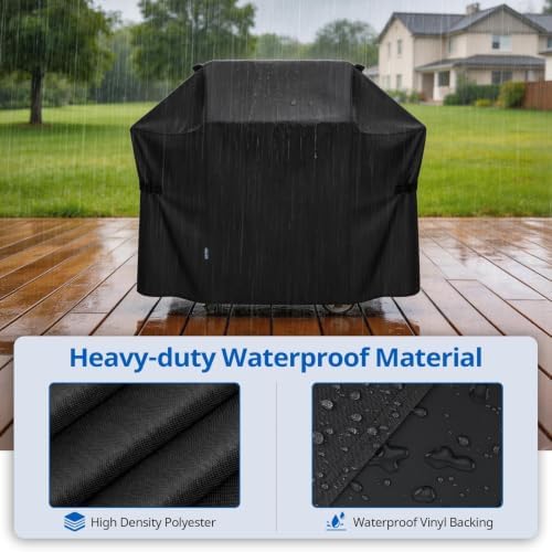 SunPatio Heavy Duty Waterproof 58 Inch Grill Cover - Image 3