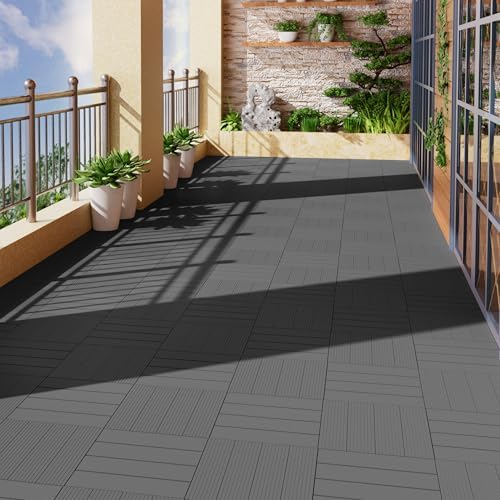 108 PCS Plastic Interlocking Deck Tiles - Image 3