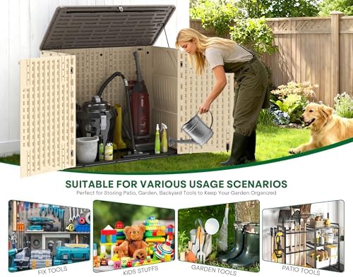 Outdoor Storage Cabinet Waterproof 31 Cu.Ft - Image 4