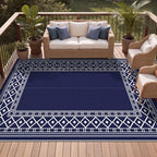 GENIMO Outdoor Rug, Waterproof Plastic Rugs - Image 2