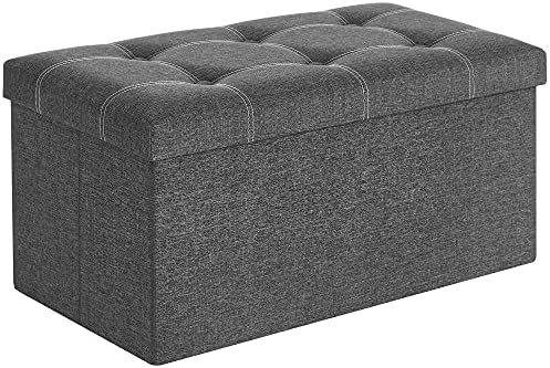 SONGMICS Ottoman Storage Bench, 21 Gal. Folding Chest, Holds 660 lb by SONGMICSbySONGMICSHOME