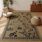 Easy Jute Outdoor Rug, Washable 3x5 Front Door Mat by FALARKLLC