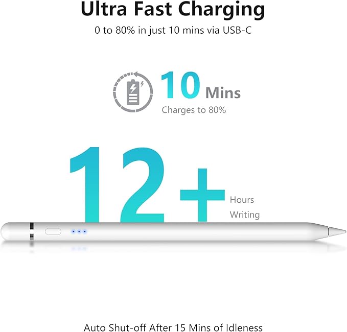 Stylus Pen for Apple iPad 2018–2026, Wireless Charging iPad Pencil 2nd - Image 5