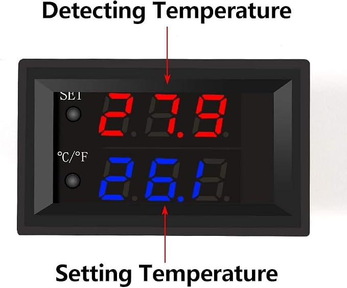 UMLIFE 2PCS Temperature Controller -50 to 110 Celsius DC 12V Programmable - Image 5