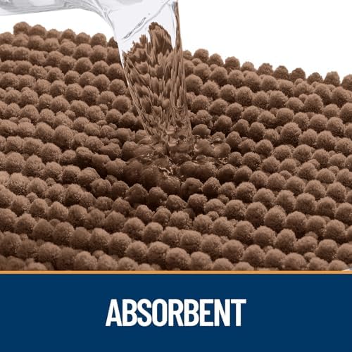 OLANLY Dog Door Mat for Muddy Paws 59x35, Extra Absorbent Chenille Mud Mat - Image 4