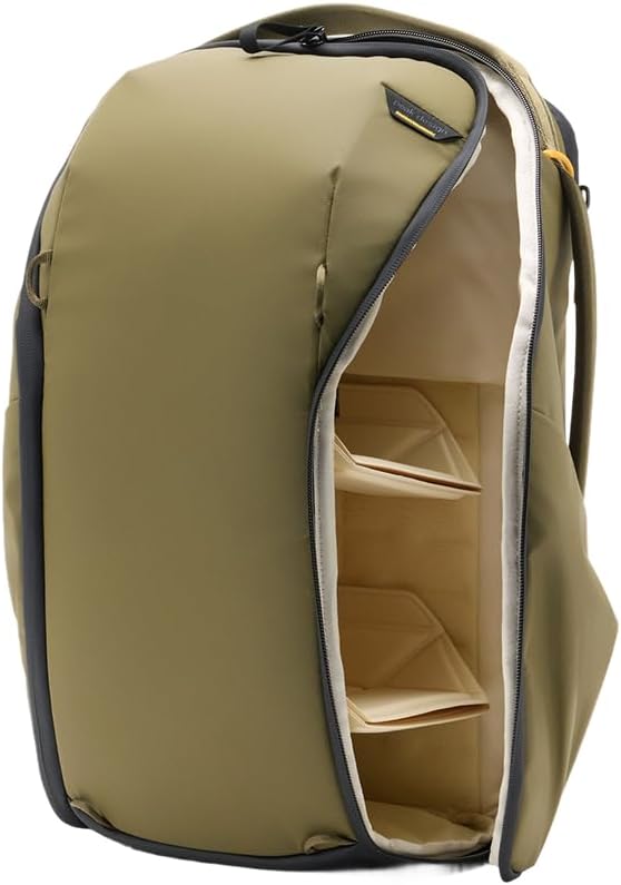 Peak Design Everyday Backpack Zip 15L, 270-Degree Zip, Dual Side Pockets by PeakDesign