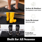Front Door Mat Outside Entrance, 3x6ft Oversized Heavy Duty Rubber Doormat - Image 6