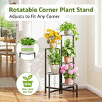 Plant Stand 5 Tier Indoor Metal Flower Shelf - Image 2