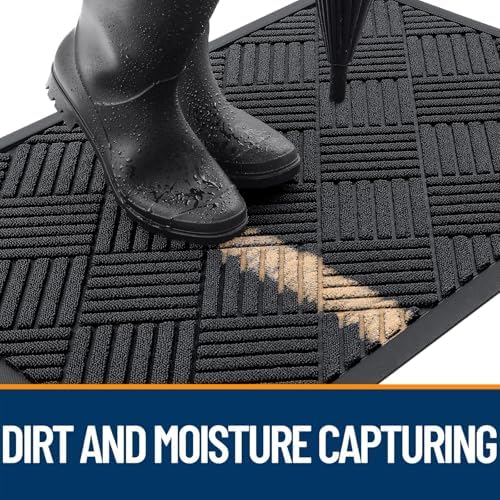 OLANLY Front Door Mat Outside Entrance 71x47, Waterproof Heavy-Duty Doormat - Image 3