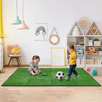 Sorbus Grass Foam Floor Tiles, Interlocking Turf Tiles - Image 2