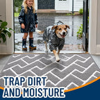OLANLY Front Door Mat 70x23, Low-Profile Easy Clean Doormat - Image 2