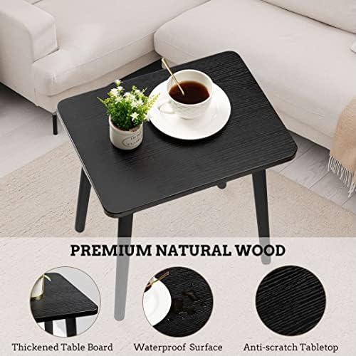 FORAOFUR Side Table, Modern Accent End Table - Image 5