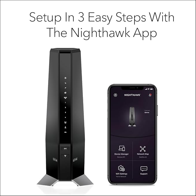 NETGEAR Nighthawk Cable Modem and WiFi 6 Router Combo - Image 6
