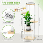 5 Tier Plant Stand Indoor Corner Tall Shelf - Image 2