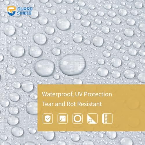 GUARD SHIELD Heavy Duty Tarp 30x40 Feet Silver Multi Purpose Thick Waterproof - Image 3