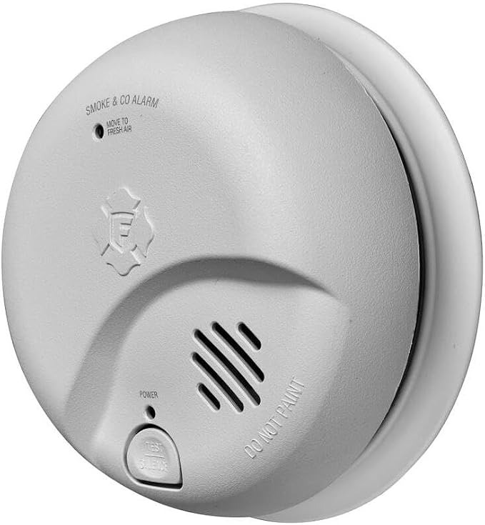 First Alert 10 Year Back Up Hard-Wired w/Battery Back-Up Ionization Smoke and - Image 4