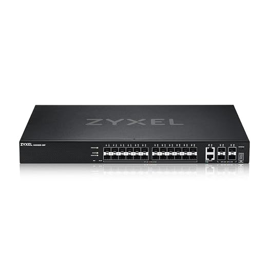 Zyxel 24-Port SFP Switch | Nebula Cloud Managed/L3 Access | 6X 10G Uplink by ZYXELNETWORKS