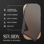 Lifetime Supplies 60" x 36" Commercial Rubber Floor Mat | Safety Water Drainage - Image 4