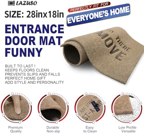 Funny Outdoor Indoor Door Mats Don't Just Stand There Bust A Move Welcome Mat - Image 7