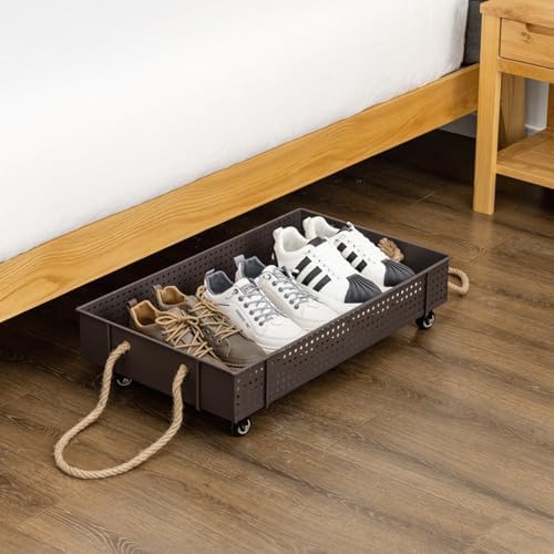MyGift 26 Inch Industrial Brown Metal Entryway Boot Tray - Image 4